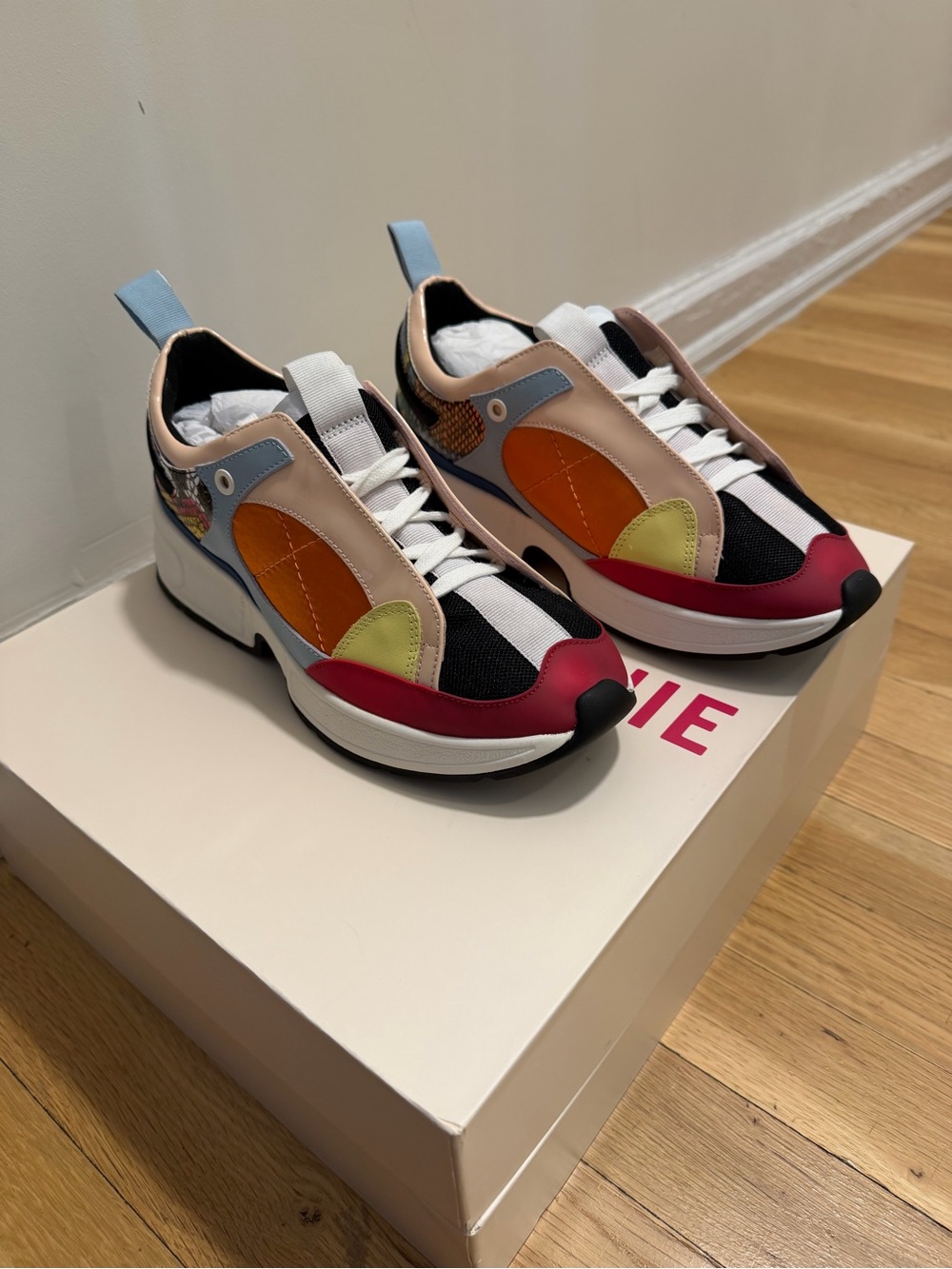 Kat Maconie multi pattern sneakers size 7